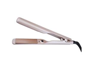 Plancha Y Rizador 2 En 1, Plancha De Pelo De Turmalina De Cerámica Con Temperatura Ajustable, Herramienta De Peinado De Permanente Profesional,Gold