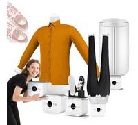 Planchadora AutomáTica Para Camisas Y Pantalones, Secadora De Zapatos PortáTil De Aire Caliente, Secado RáPido En 8 Minutos, Temperatura Y Temporizador Ajustables Para Cualquier Tipo De Tela B