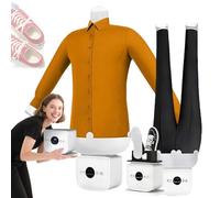 Planchadora AutomáTica Para Camisas Y Pantalones, Secadora De Zapatos PortáTil De Aire Caliente, Secado RáPido En 8 Minutos, Temperatura Y Temporizador Ajustables Para Cualquier Tipo De Tela A