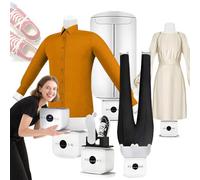 Planchadora AutomáTica Para Camisas Y Pantalones, Secadora De Zapatos PortáTil De Aire Caliente, Secado RáPido En 8 Minutos, Temperatura Y Temporizador Ajustables Para Cualquier Tipo De Tela D