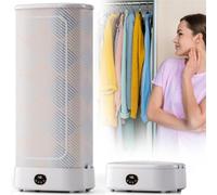 Planchadora de vapor automática, vaporera y secadora plegables, vaporizador de ropa colgante, elimina arrugas rápidamente.