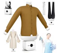 Planchadora inflable para camisas, planchadora automática tipo humanoide con control táctil, secado/planchado de 360°, secado rápido en 8 minutos, para todo tipo de telas, ropa y calzado(C)