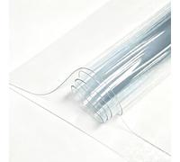 Planchas de policarbonato - 1200 × 400 × 0,5 mm PVC transparente, telas de vinilo, impermeables, supertransparentes para bolsos, lazos, decoración de bricolaje
