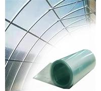 planchas transparentes tejados Aislamiento claro cobertizo aleros Panel para gazebo/Patio/Invernadero, fuerte resistencia al impacto de fibra de vidrio claro(W 1.5m/59.1in,L 18m/708.7in)
