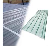 planchas transparentes tejados Panel de techo transparente de FRP con aislamiento para iluminación natural, 0,5, 0,7, 0,9, 1,2 y 1,5 m, lámina transparente para(2 pcs,L W 0.6 x 0.9m/23.6 x 35.4in)