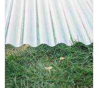 Planchas Transparentes Tejados,Placa Ondulada FRP para Exteriores,Paneles para Tejado,Captadores de Luz Impermeable para Jardín,Hojas de Revestimiento de Paredes,1,5mm (0.9x0.8m/35x31in)