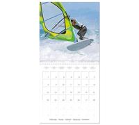 Planche à voile: Eau, écume et vagues (Calendrier mural carré 2027 30 x 30 cm) Calendrier double avec une page pour vos prises de notes