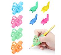 PlandleLee 8 Piezas Agarres para Lápices, Agarre de Lápiz, Adaptador Lapiz para Niños, Soporte de Lápiz de Niños Herramienta de Corrección de Postura de Escritura