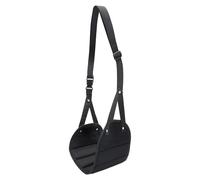 Plane Hammock, Flight Footrest, Adjustable Design Relaxing Support Compact Size Easy Setup Soft Cushion Comfortable Swing, Travel Footrest for Outdoor, 19.29x17.13x0.79inches
