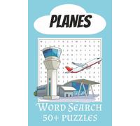 Plane Word Search Book: Word Searches with Easy to Read Print about Planes, Plane Parts and More | 6x9 inches, 110 pages | 50+ Puzzles..... Gift for Vacations, Holidays and Free Times