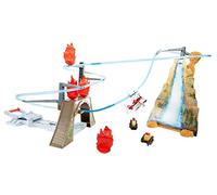 Planes BFM28 - Pista Incendio Pico pistón (Mattel) - Pista Incendio en Pico Pistón, Juguete Coche A Partir de 4 Años