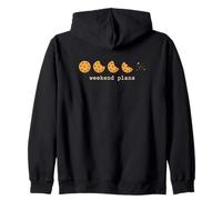 Planes de Fin de Semana Amante de Las Galletas Hornear Postre Panadero Sudadera con Capucha