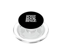 Planes de Fin de Semana Libro Lectura compulsiva Amante de la Historia Bibliófilo PopSockets PopGrip para MagSafe