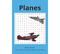 Planes Word Search Puzzle Book: Word Searches for Easy to Read Print about Planes, Aircraft, Airplanes, Aviation and More | 6 x 9 inches, 110 pages | ... Gifts for Vacations, Holidays and Free Times