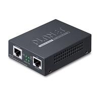 Planet 1-Port 10/100TX Ethernet Over Transmisor y Receptor de Red Negro