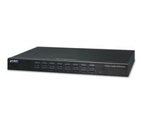 PLANET 16-Port Combo IP KVM Switch: interruptor KVM Montaje en rack Negro