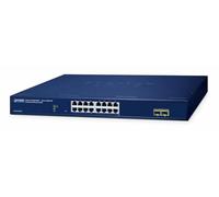 Planet 16 puertos 10/100/1000T + 2 puertos 1000X SFP Web Smart Ethernet, W128845492 (switch Web Smart Ethernet 1000X SFP)