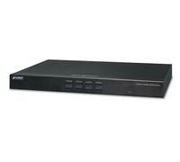 PLANET 8-Port Combo IP KVM Switch: interruptor KVM Montaje en rack Negro