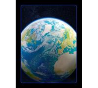 Planet Earth From Space Notebook / Journal: Lined Nature Ecology Environment Notepad/Planner For Adults, Boys & Girls (Kids) | For Home or School | A Great Gift / Present | Large 8.25x11" | 150 Pages.