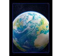 Planet Earth From Space Notebook / Journal: Lined Nature Ecology Environment Notepad/Planner For Adults, Boys & Girls (Kids) | For Home or School | A Great Gift / Present | Large 8.5x11" | 120 Pages.