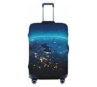 Planet Earth - Fundas protectoras elásticas para equipaje de viaje, 45,7 a 81,3 cm, Black, L