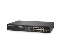 Planet Networking & Communication Switch FGSD-1008HPS gestionado Fast Ethernet (10/100) PoE Azul