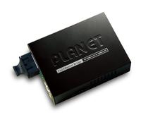 PLANET FT-802 convertidor de medio 100 Mbit/s 1310 nm Multimodo, Monomodo Negro
