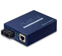 PLANET FTP-802 convertidor de medio 100 Mbit/s 1310 nm Multimodo Azul