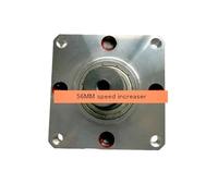 Planet Gear Speeder - Aumentador de velocidad PLS56 cuadrado de 56 mm, entrada fl.an.ge, diámetro del eje de 15 mm, reductor 1:3.6