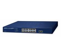 Planet GS-2210-16P2S Switch Smart 16xGE PoE+ 2xSFP