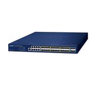 Planet GS-6311-16S8C4XR Switch L3 Gestionado 24 Puertos Gigabit 8 RJ-45 y 4 SFP+ para Conexion 10G, Capacidad de Conmutacion 128 Gbit/s