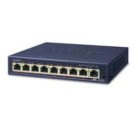 PLANET GSD-908HP switch No administrado Gigabit Ethernet (10/100/1000) Energía sobre Ethernet (PoE) Azul