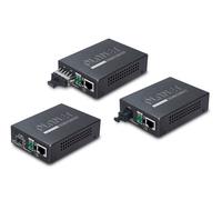 Planet GT-802S40 Convertidor de fibra óptica Ethernet Gigabit 2000 Mbit/s Negro