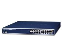 PLANET HPOE-1200G Gestionado Gigabit Ethernet (10/100/1000) Energía sobre Ethernet (PoE) 1U Azul