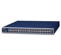 PLANET HPOE2400G switch Gestionado Gigabit Ethernet (10/100/1000) Energía sobre Ethernet (PoE) 1U Azul