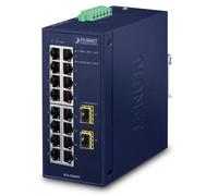 PLANET IGS-1820TF switch No administrado L2 Gigabit Ethernet (10/100/1000) Azul