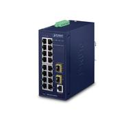 Planet IGS-4215-16T2S Switch Industrial 16 Puertos Gigabit + 2 SFP L2 Gestionado