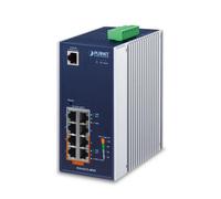 Planet IP30 Industrial L2/L4 de 4 Puertos 10/100/1000T 802.3at PoE, IGS-4215-4P4T (10/100/1000T 802.3at PoE + 4 Puertos 10/100/1000T conmutador gestionado (-40~75 Grados Rees C), Dual Potencia