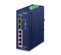 PLANET igs-624hpt Gigabit Ethernet (10/100/1000) Power Over Ethernet (PoE) Black Red Switch - Network Switches