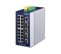 Planet IGS-6325-16T4S Conmutador Gestionado Capa 3, 16 Puertos Gigabit Ethernet + 4 Puertos SFP, Montaje Pared/DIN