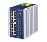 Planet Switch Ethernet gestionado IGS-6325-16T4X IP30 16x1G+4x10G SFP+ Industrial -40 a 75°C