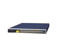 Planet IGS-6325-24P4X Switch Industrial PoE+ Gestionado L3, 24 Puertos Gigabit 802.3at + 4 SFP+ 10G, Anillo Redundante