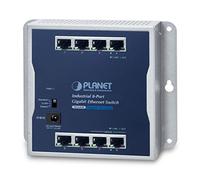 Planet Industrial 8-Port 10/100/1000T Wall-Mounted, W125661827 (10/100/1000T Wall-Mounted Gigabit Ethernet Switch Industrial 8-Port, Unmanaged, Full Duplex, Wall)