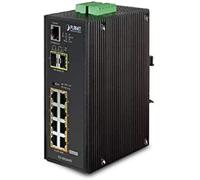 PLANET Industrial 8x GE T 802.3at PoE + 2x GE X SFP Man.Switch