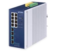Planet IGS-4215-8T4X Interruptor Ethernet Gigabit L2L4 Gestionado de 8 Puertos