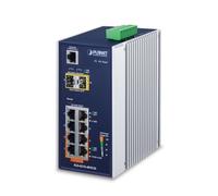 PLANET IGS-4215-4P4T2S switch Gestionado L2/L4 Gigabit Ethernet (10/100/1000) Energía sobre Ethernet (PoE) Azul, Blanco