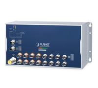 Planet Industrial L3 8-Port 10/100/1000T 802.3at PoE M12 + 8-Port 10/100/1000T Managed Ethernet Switch