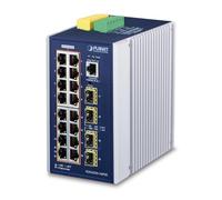 PLANET IGS-6325-16P4S switch Gestionado L3 Gigabit Ethernet (10/100/1000) Energía sobre Ethernet (PoE) Aluminio, Azul