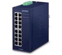 Planet IP30 Industrial 16-Port 10/100/1000T Gigabit Ethernet, IGS-1600T (10/100/1000T Gigabit Ethernet Dual 12~48V DC/24V AC)