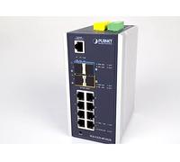 Planet ip30 industrial l2+/l4 8-port 1000t + 2-port 100/1000x, igs-522